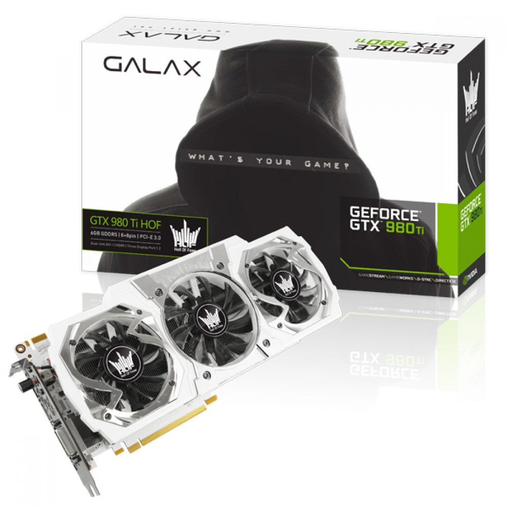 GALAX GEFORCE GTX 980 TI HOF V2 Hall of Fame (HOF) Graphics Card