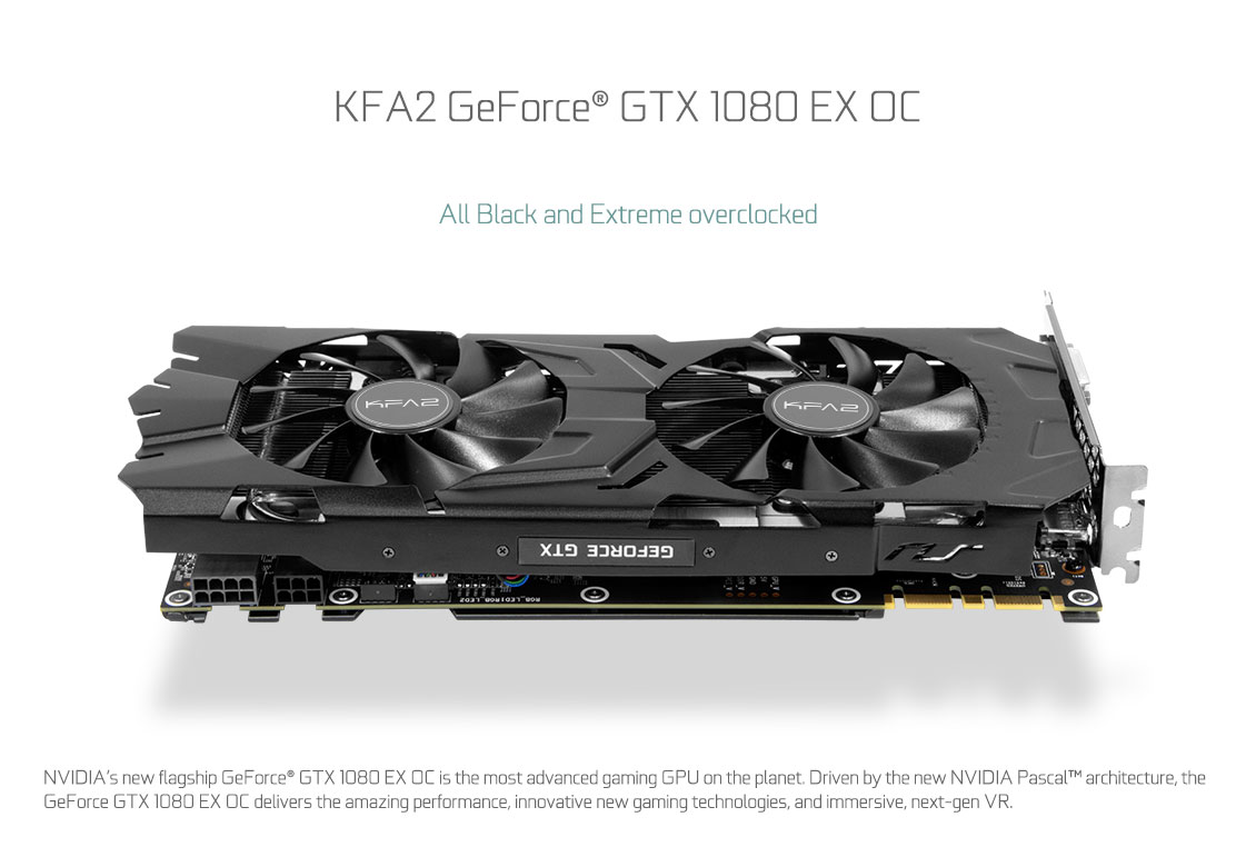 KFA2 GTX 1080 EXOC - Graphics Card