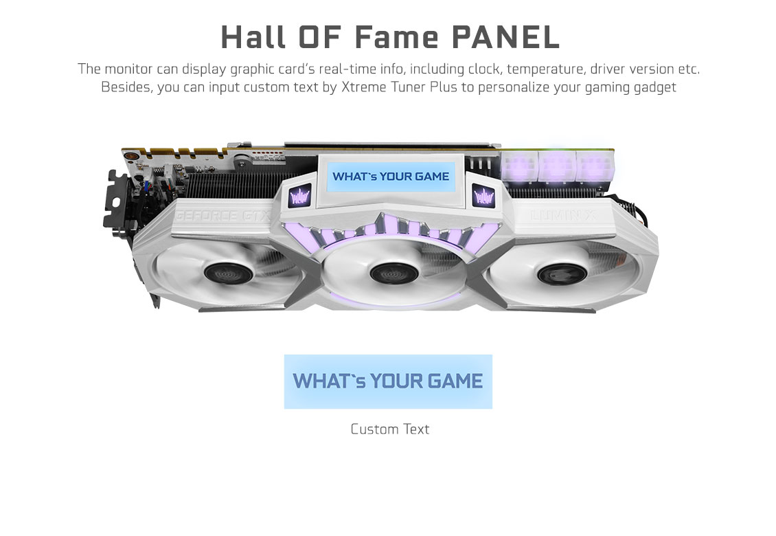 GALAX GTX 1080 Ti HOF HALL OF FAME 11GB DDR5X 352 Bit ToniX Computer