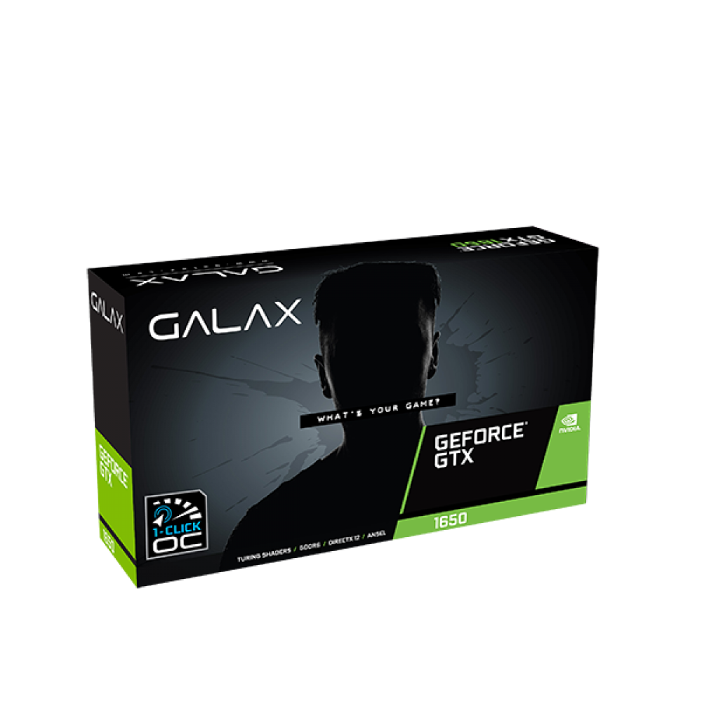 GALAX GeForce® GTX 1650 EX (1-Click OC) GDDR6 - GeForce® GTX 1650 ...