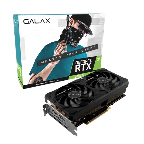 GALAX GeForce RTX™ 3060 Ti GDDR6X 1-Click OC Plus (Updated Ver.) - 1-Click  OC Series - Graphics Card