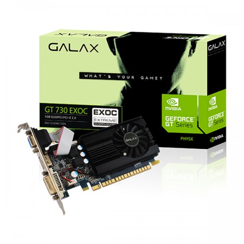 Galax Geforce Gt 730 Exoc 1gb 700 Series Graphics Card