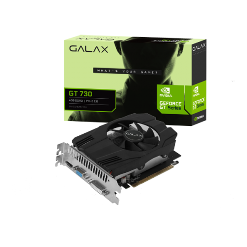 One hundred years Describe worry GALAX GEFORCE GT 730 4GB DDR3 - 700 Series - Graphics Card
