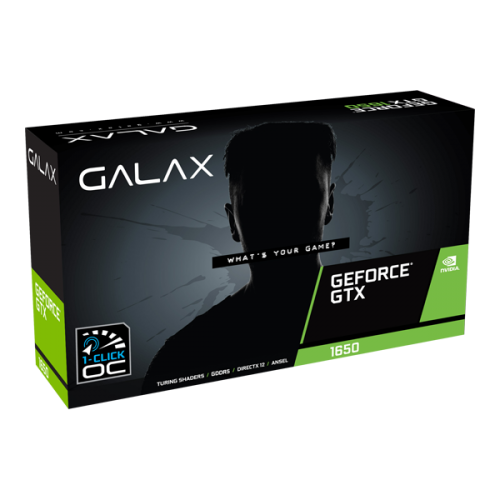 GALAX GeForce® GTX 1650 EX (1-Click OC) - Graphics Card