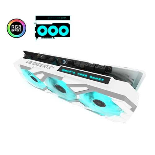 GALAX GeForce RTX™ 3080 12GB EX Gamer White LHR (1-Click OC GALAX GeForce RTX™ 3080 12GB EX Gamer White LHR (1-Click OC