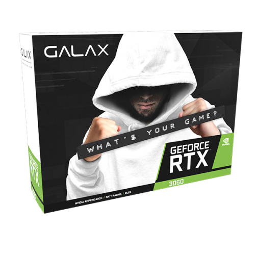 GALAX GeForce RTX™ 3060 EX White (1-Click OC Feature