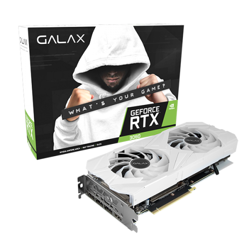GALAX GeForce RTX™ 3060 EX White (1-Click OC) - GeForce RTX™ 3060 