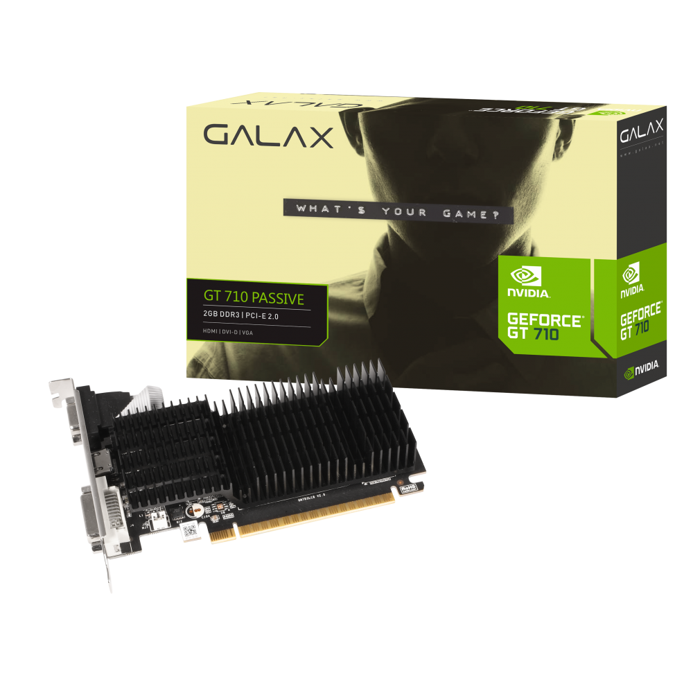 GALAX GeForce GT 710 2GB - 700 Series - Graphics Card