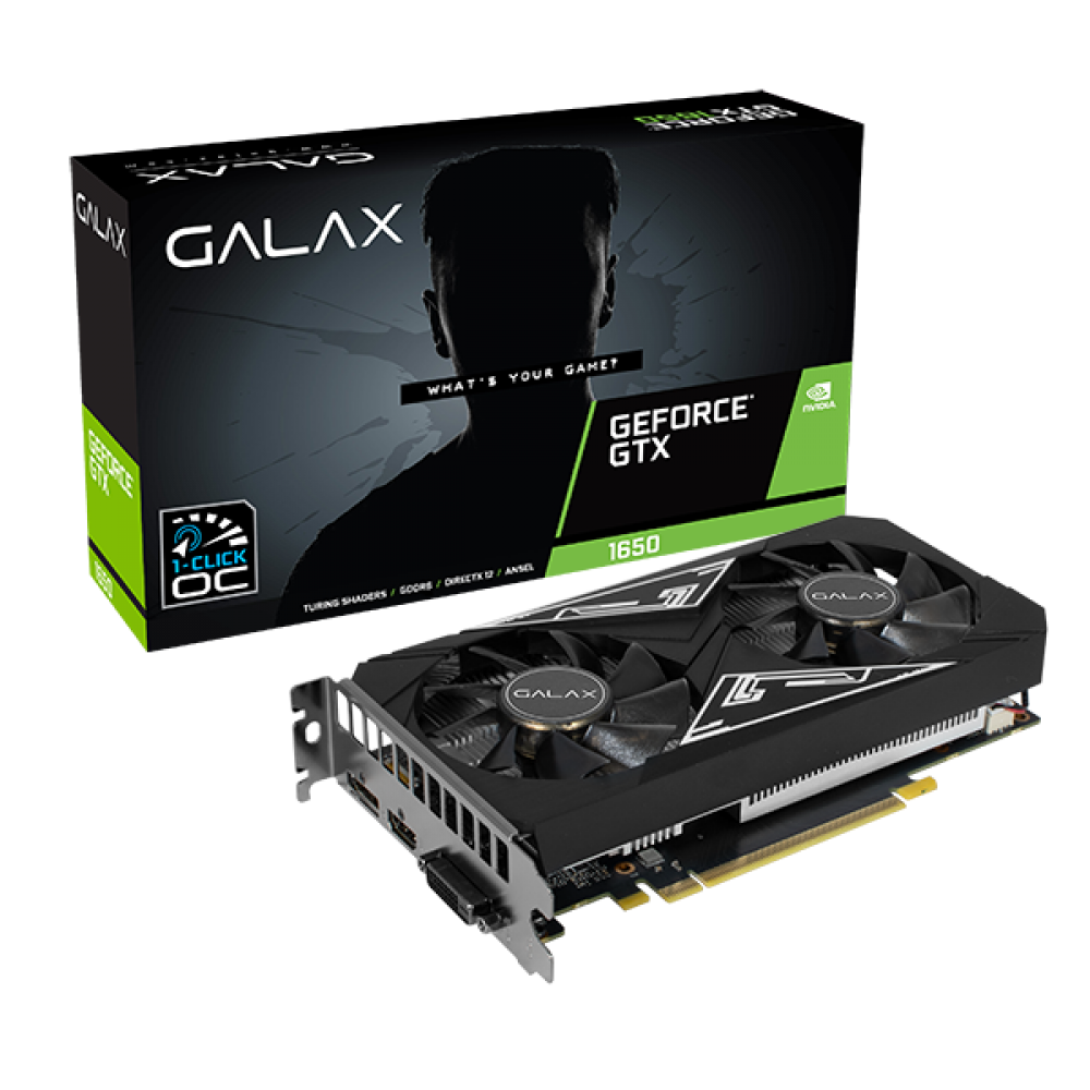 Nvidia Geforce Gtx 1650 For Video Editing GALAX GeForce® GTX 1650 EX PLUS (1-Click OC) GDDR6 - Graphics Card