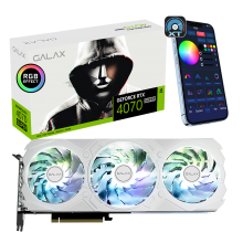 GALAX GeForce RTX™ 4070 SUPER EX Gamer White 1-Click OC 