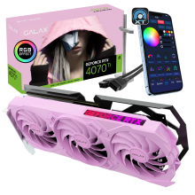 GALAX GeForce RTX™ 4070 Ti EX Gamer Pink 1-Click OC