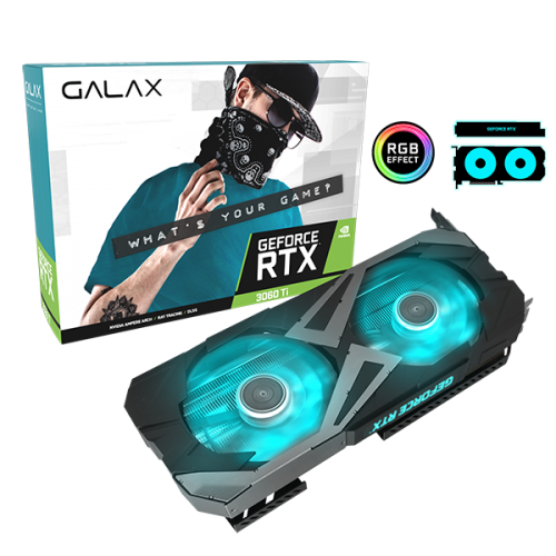 GALAX GeForce RTX™ 3060 Ti EX LHR (1-Click OC Feature)