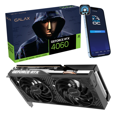 GALAX GeForce RTX™ 4060 1-Click OC 2X