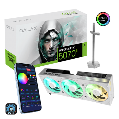 GALAX GeForce RTX™ 5070 Ti EX Gamer 1-Click OC White