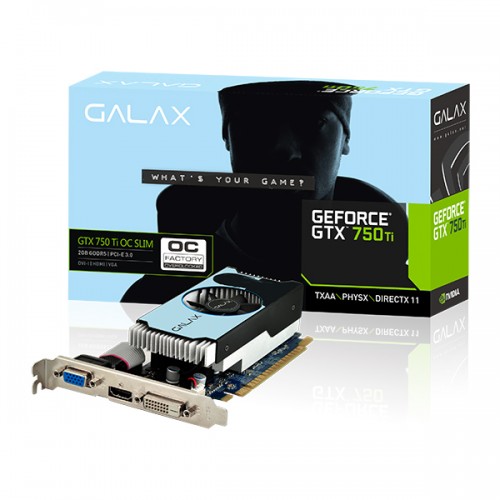 GALAX GEFORCE GTX 750 Ti OC Slim 2GB - 700 シリーズ - グラフィック