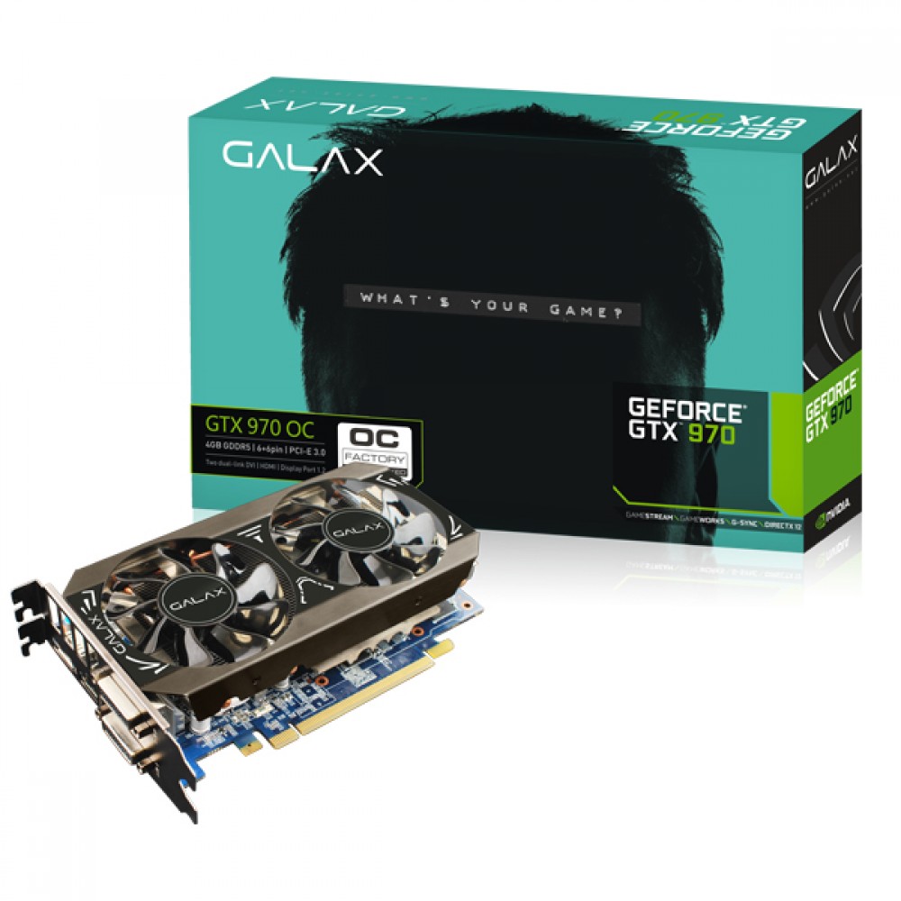 GALAX GEFORCE GTX 970 GAMER OC 900 シリーズ グラフィックスカード