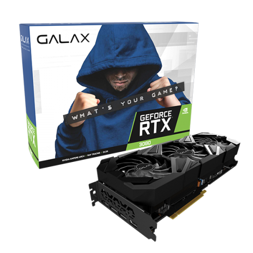 GALAX GeForce RTX™ 3080 12GB EX Gamer LHR (1-Click OC Feature) 