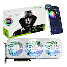 GALAX GeForce RTX™ 4070 SUPER EX Gamer White 1-Click OC 