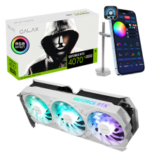 GALAX GeForce RTX™ 4070 Ti SUPER EX Gamer White 1-Click OC