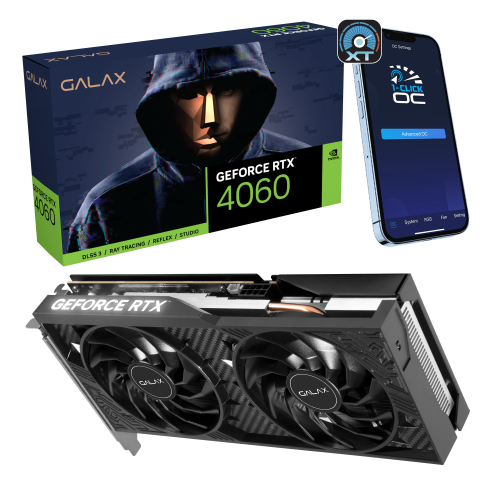 GALAX GeForce RTX™ 4060 1-Click OC 2X