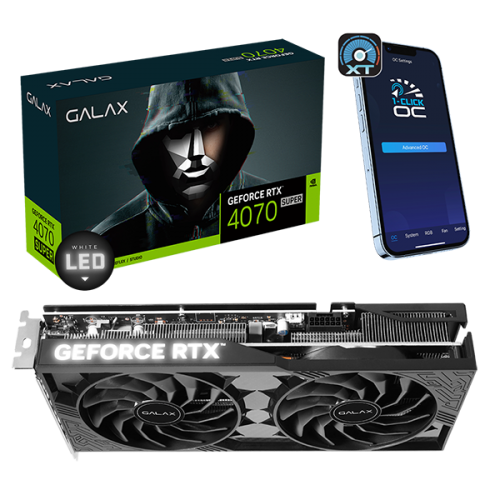 GALAX GeForce RTX™ 4070 SUPER 1-Click OC 2X