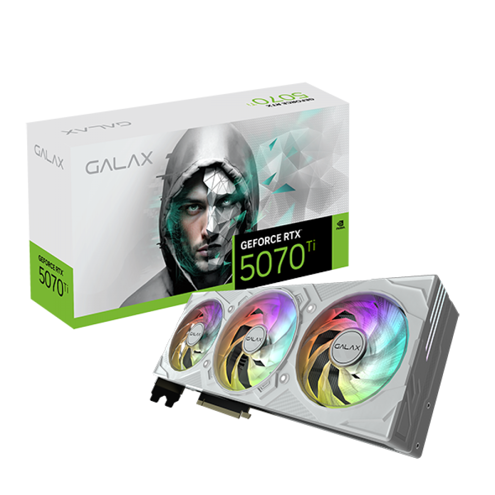 GALAX GeForce RTX™ 5070 Ti EX Gamer 1Click OC White
