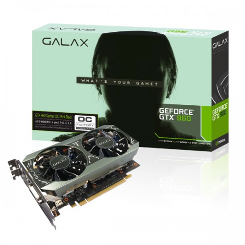 GALAX GEFORCE GTX 960 GAMER OC 4GB - 900 Series - PLACAS DE VÍDEO