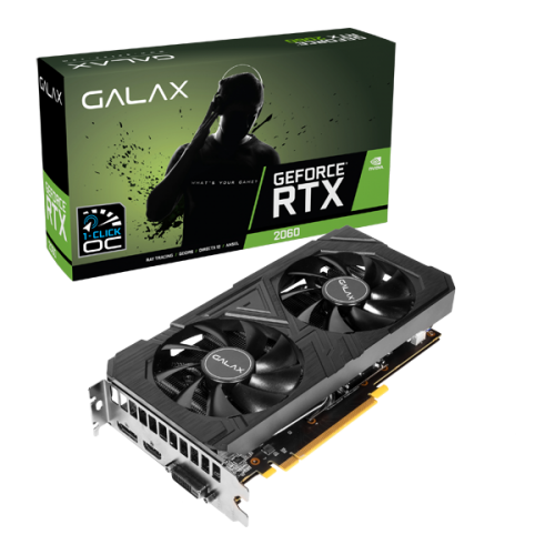 GALAX GeForce RTX 2060 EX 1 Click OC GeForce RTX 2060 Series