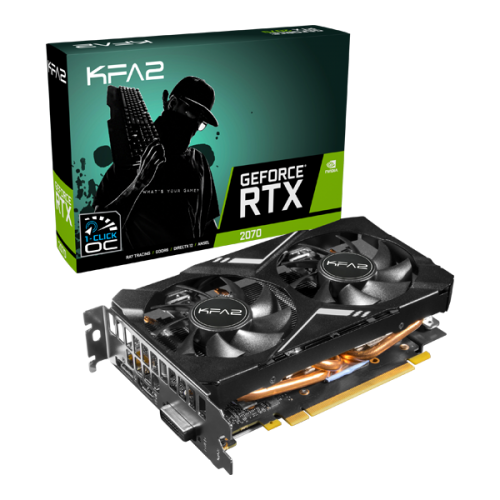 GALAX GeForce RTX 2070 Mini 1 Click OC GeForce RTX 20 Series PLACAS DE VIDEO