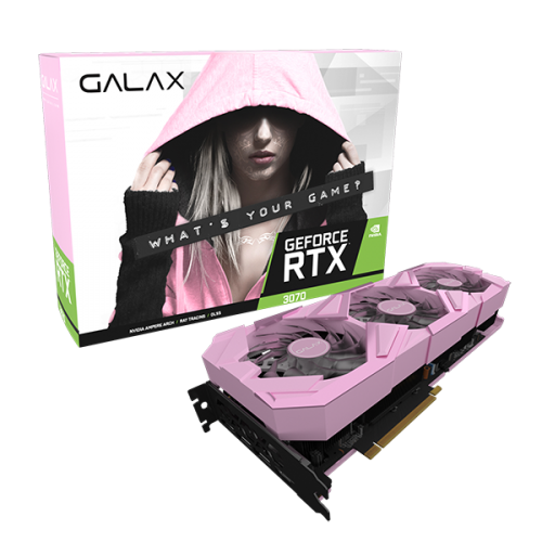 GALAX GeForce RTX™ 3070 EX Gamer Pink (1-Click OC Feature)