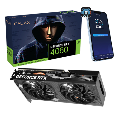 GALAX GeForce RTX™ 4060 1-Click OC 2X TecLab Lite 