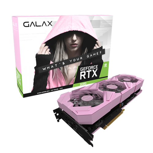GALAX GeForce RTX™ 3080 EX Gamer Pink (1-Click OC Feature)