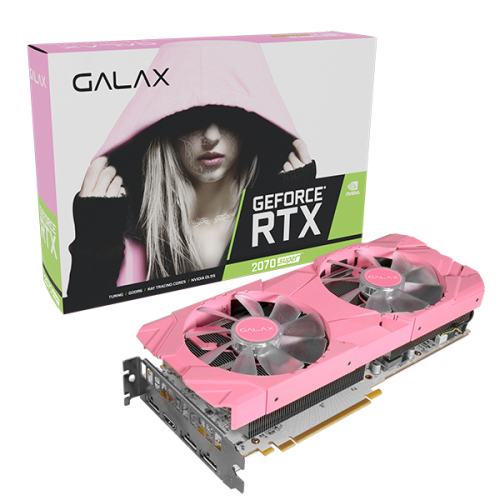 GALAX GeForce® RTX 2070 Super EX (1-Click OC) PINK Edition