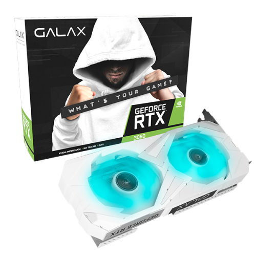 GALAX GeForce RTX™ 3060 EX White (1-Click OC) LHR