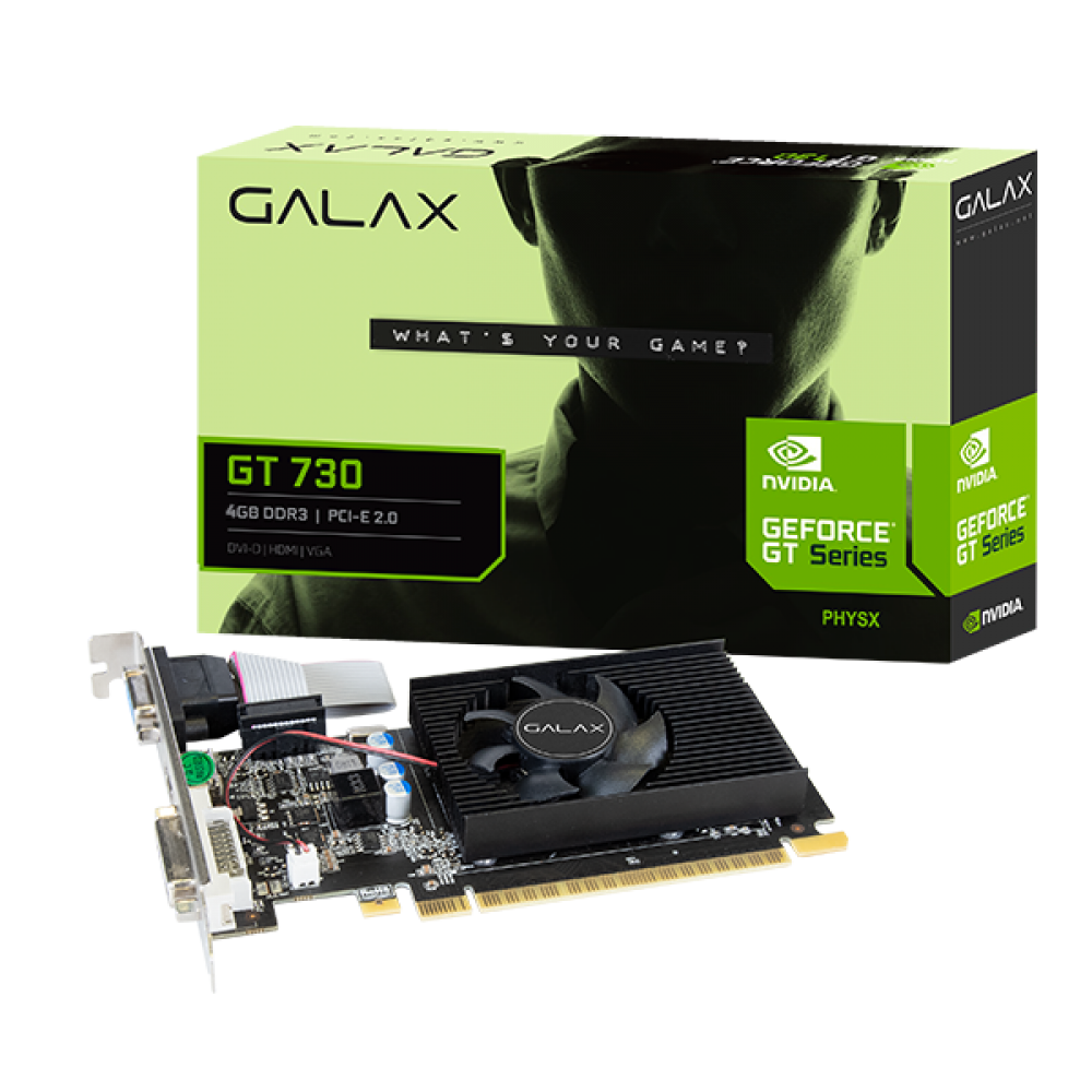 GALAX GeForce GT 730 4GB DDR3 Graphics Card