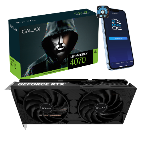 GALAX GeForce RTX™ 4070 1-Click OC 2X
