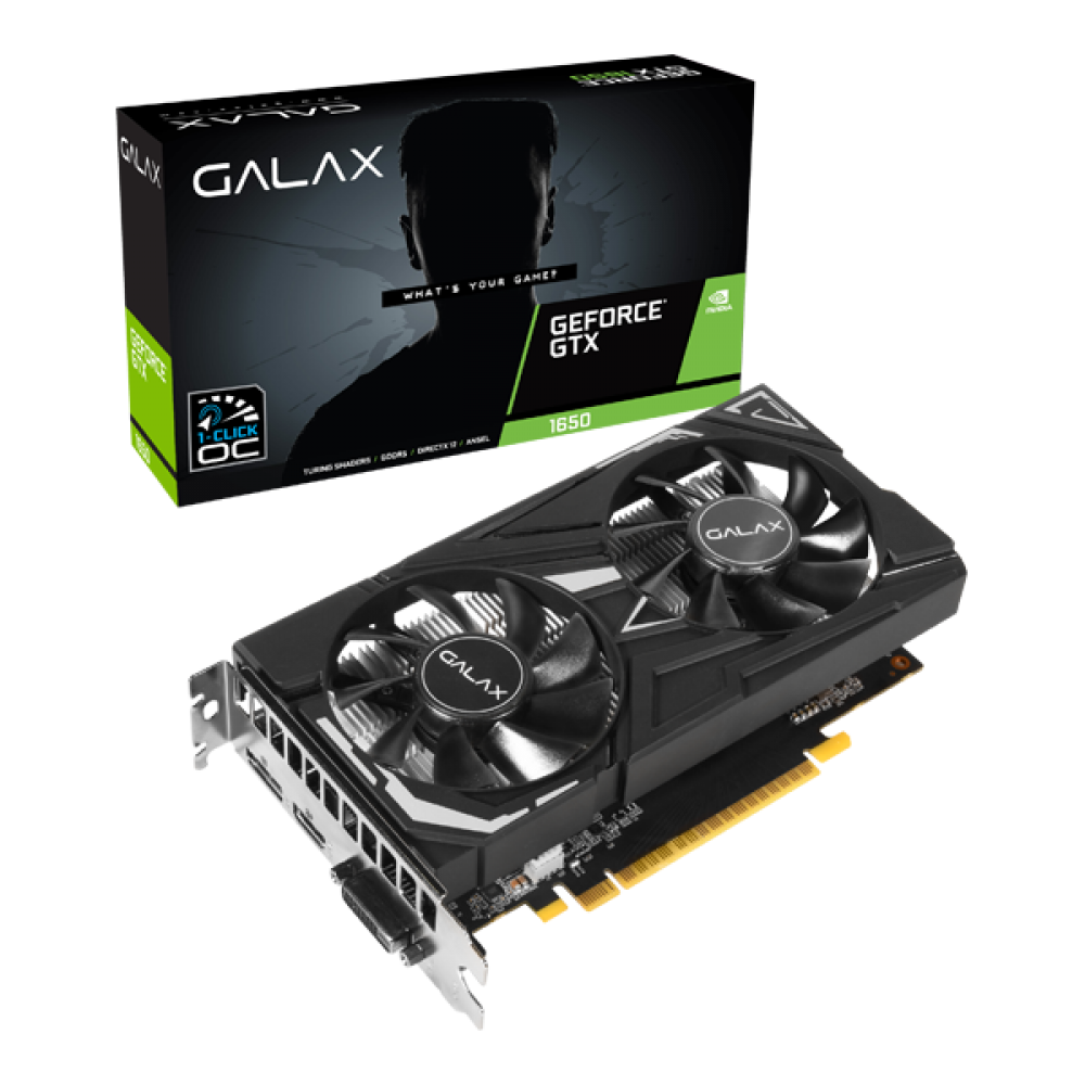 GALAX GeForce® GTX 1650 EX (1-Click OC) - GeForce® GTX 16 Series ...