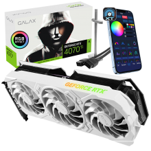 GALAX GeForce RTX™ 4070 Ti EX Gamer White 1-Click OC