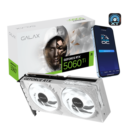 GALAX GeForce RTX™ 5060 Ti 1-Click OC White 8GB