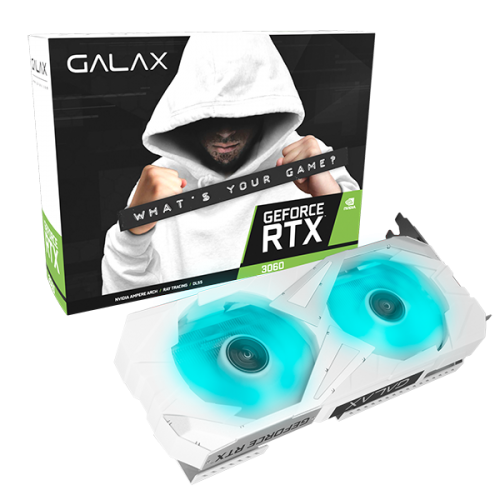 GALAX GeForce RTX™ 3060 EX White (1-Click OC Feature) 