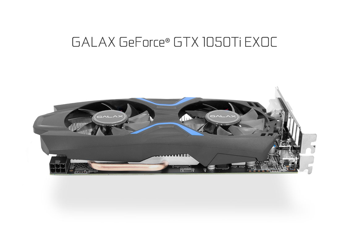 Galax Geforce Gtx 1050 Ti Exoc Placas De Video