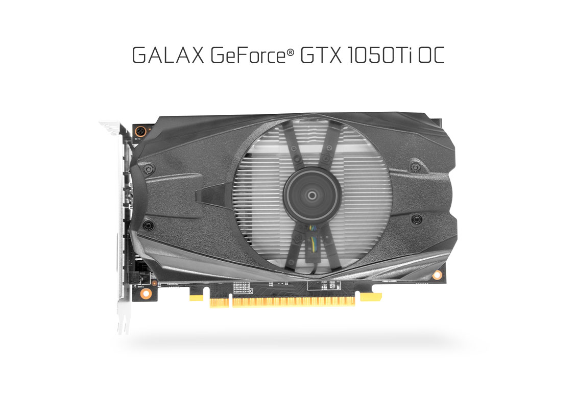 Galax Geforce Gtx 1050 Ti Oc Geforce Gtx 10 Series Placas De Video