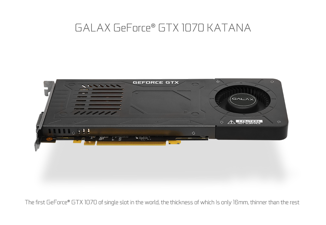 GALAX GeForce® GTX 1070 KATANA - GeForce® 10 - Card