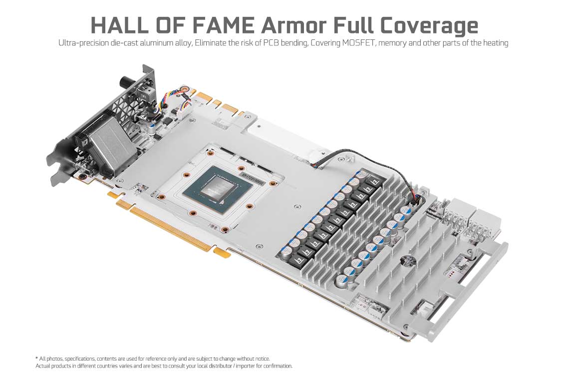 GALAX GeForce® GTX 1070 Ti HOF - Hall of Fame シリーズ 