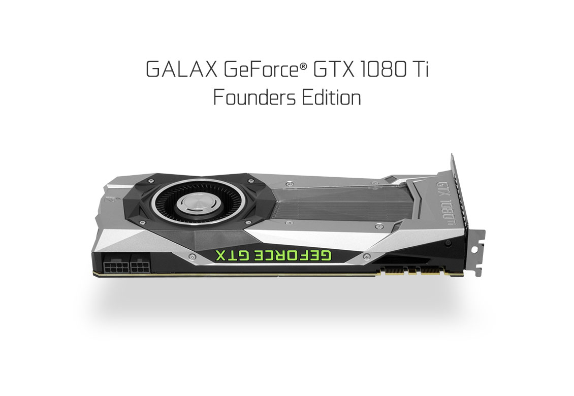 Napier rekruttere Puno GALAX GeForce® GTX 1080 Ti Founders Edition - GeForce® GTX 10 Series - Graphics  Card