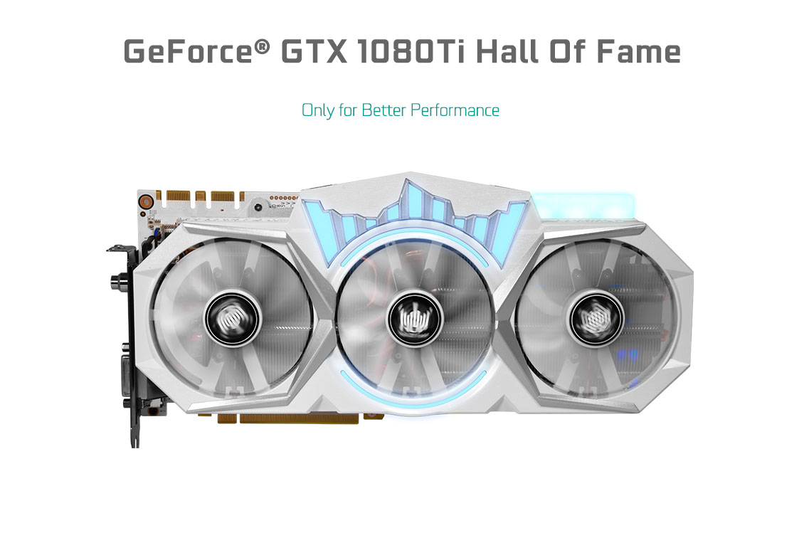 GALAX GeForce® GTX 1080 Ti HOF - Hall of Fame (HOF) - Graphics Card
