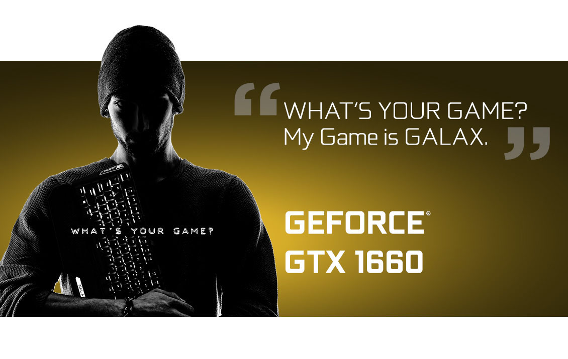 GALAX GeForce® GTX 1660 (1-Click OC) - Graphics Card