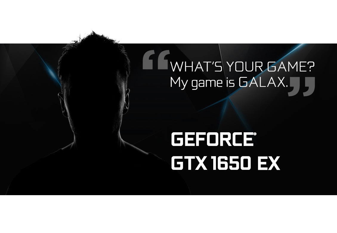 VGA GALAX GeForce® GTX 1650 EX (1-Click OC) GDDR6