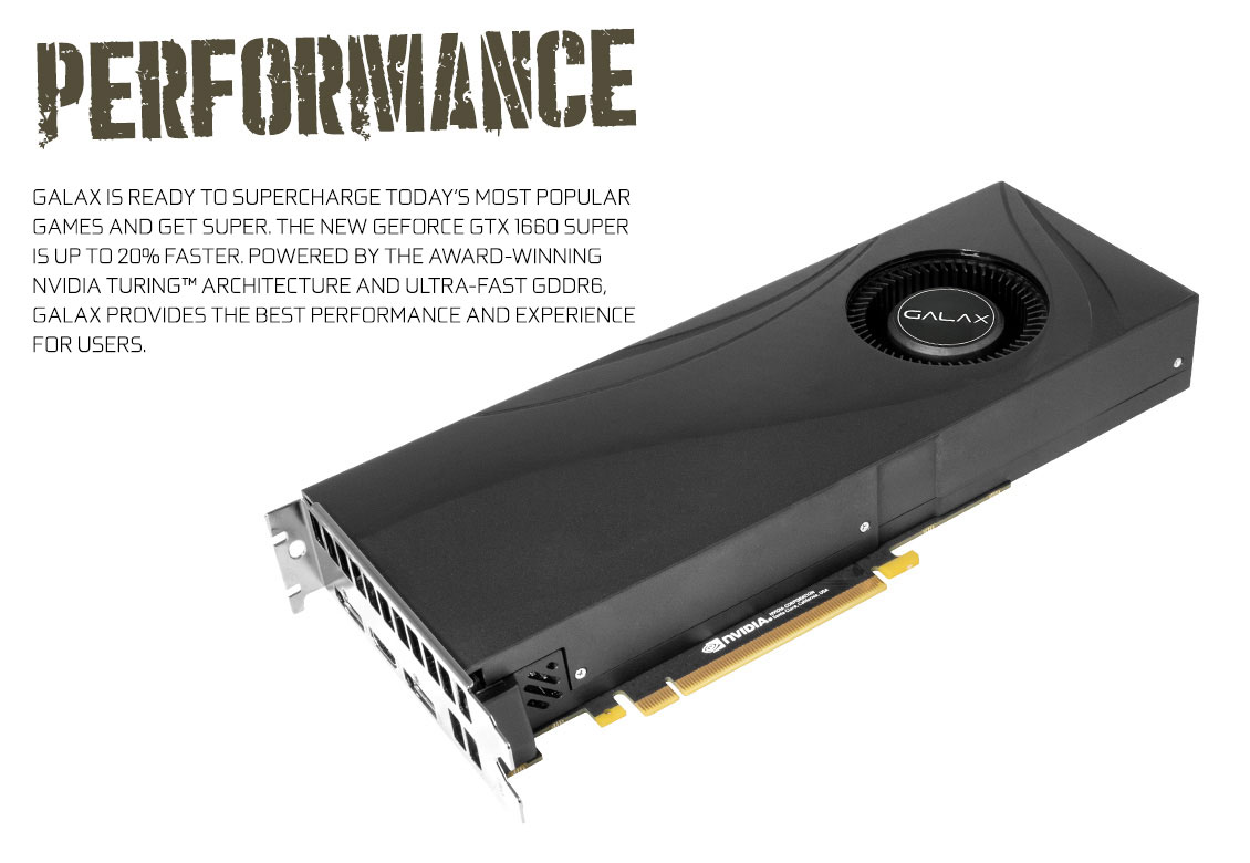 NVIDIA GeForce GTX 1660 SUPER Graphics Card