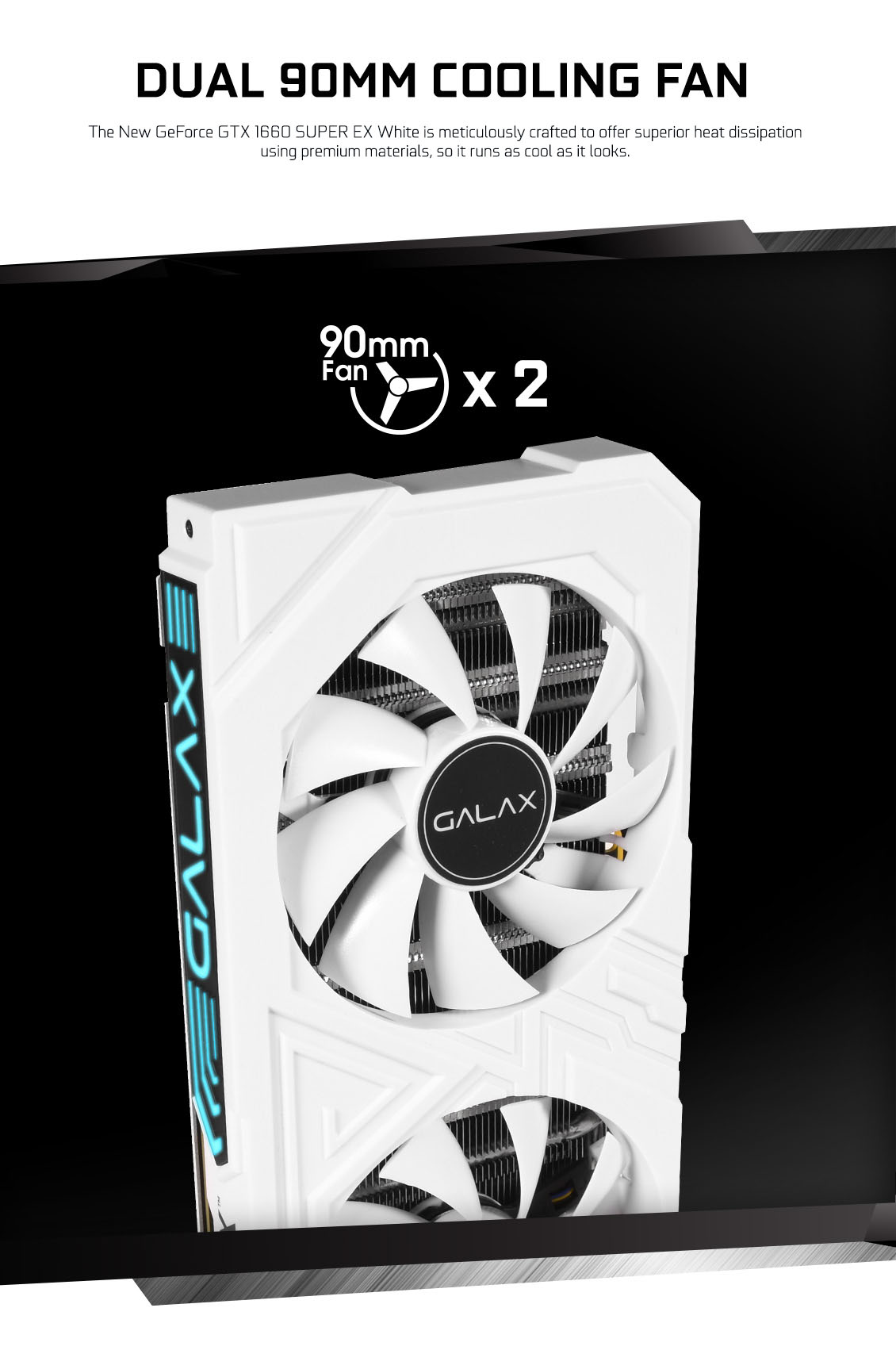 GALAX GeForce® GTX 1660 Super X Edition (1-Click OC) - Graphics Card